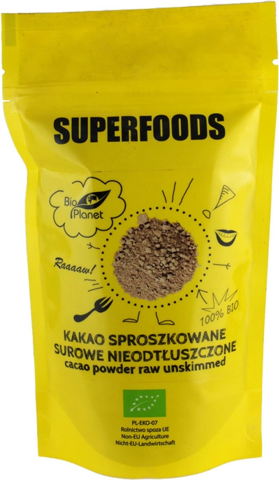 SUPERFOODS Kakao sproszkowane surowe nieodtłuszczone BIO 150 g