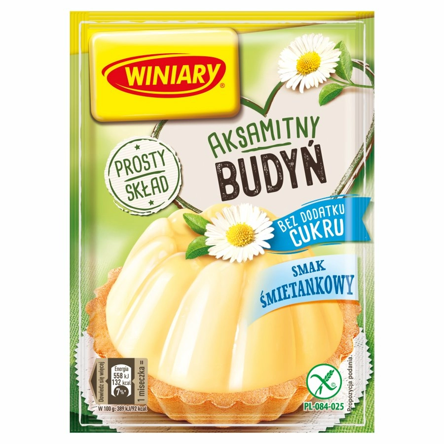 WINIARY Budyń śmietankowy bez cukru 35 g