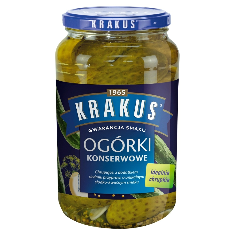 KRAKUS Ogórki konserwowe 920 g