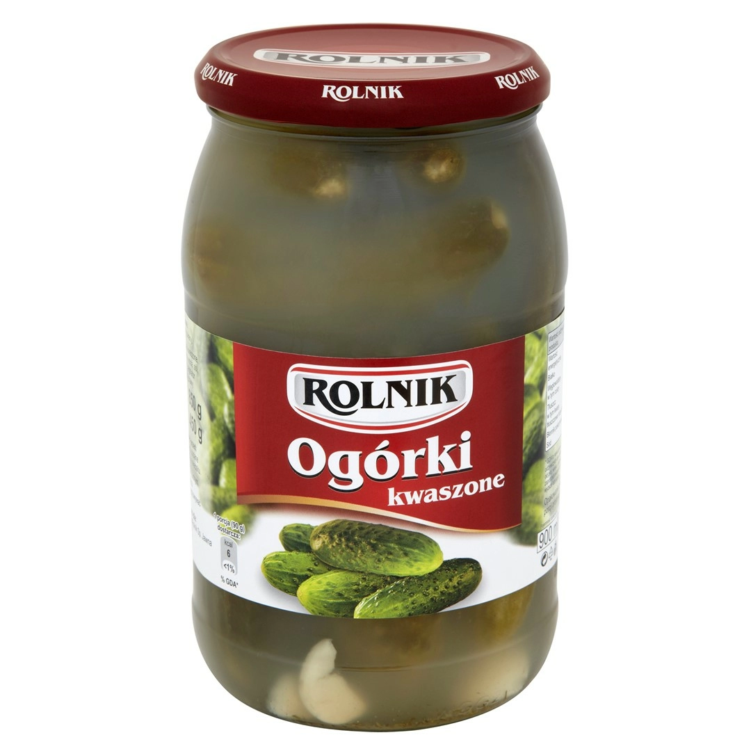 ROLNIK Ogórki kwaszone 900 ml