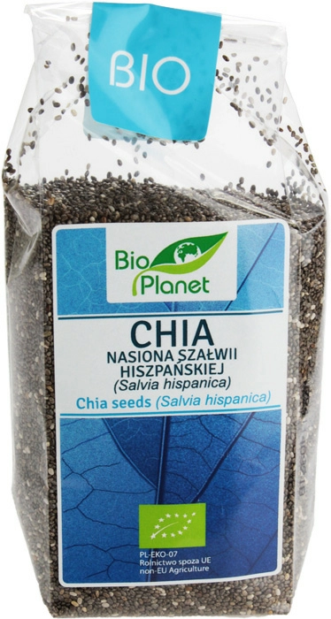 BIO PLANET Chia - nasiona szałwii hiszpańskiej BIO 200 g