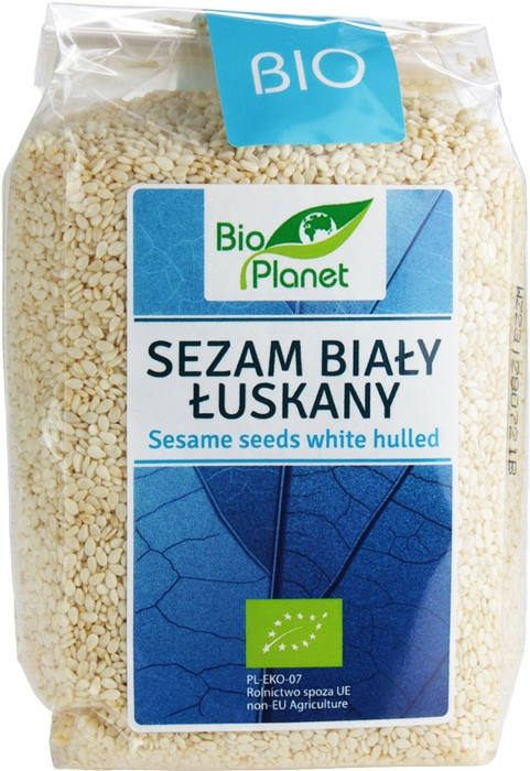 BIO PLANET Sezam biały łuskany BIO 250 g