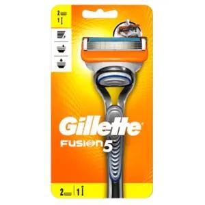 GILLETTE FUSION 5 Maszynka do golenia dla mężczyzn + 2 szt. ostrzy wymiennych
