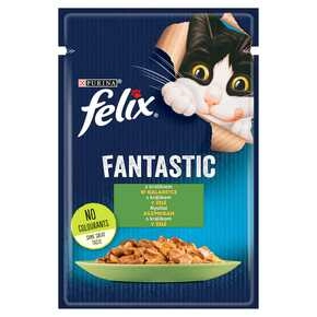 FELIX FANTASTIC Karma dla dorosłych kotów Królik w galarecie 85 g