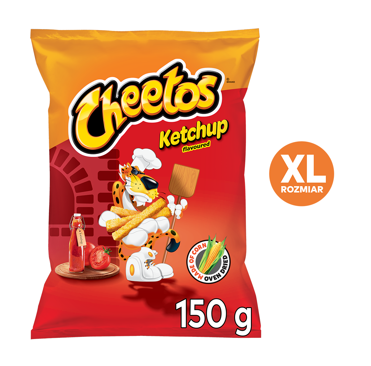 CHEETOS Chrupki o smaku ketchupu 150 g