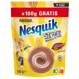 NESTLÉ NESQUIK Rozpuszczalny napój kakaowy z dodatkiem witamin 700 g