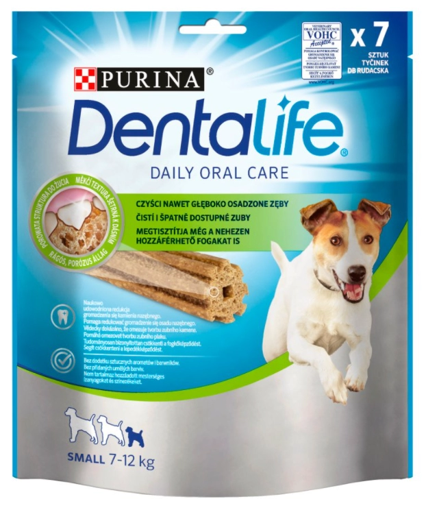 PURINA DENTALIFE Karma uzupełniająca dla dorosłych psów małych ras 7 szt. 115 g