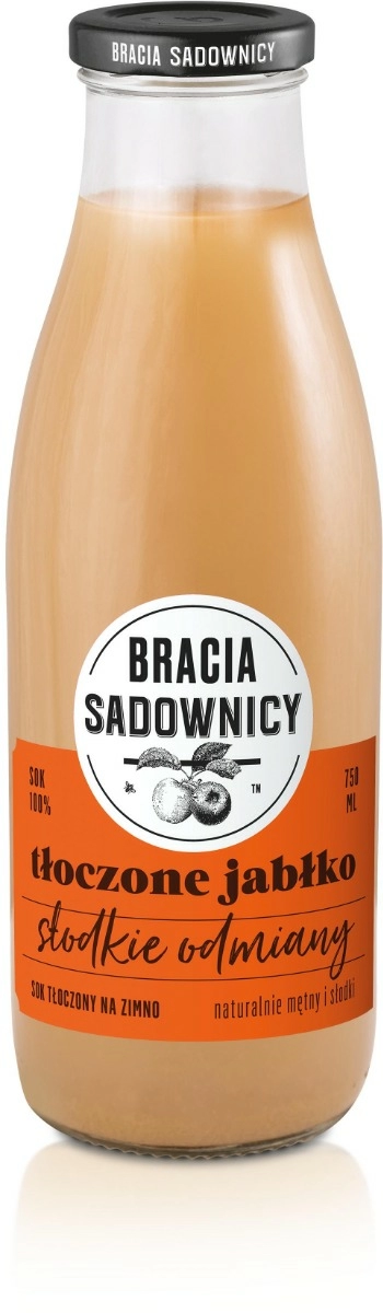 BRACIA SADOWNICY Sok tłoczone jabłko słodkie odmiany 750 ml