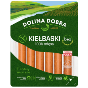 DOLINA DOBRA Kiełbaski 100% mięsa bez konserwantów