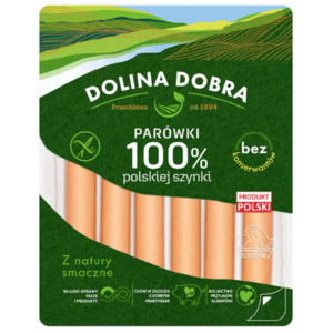 DOLINA DOBRA Parówki 100% polskiej szynki