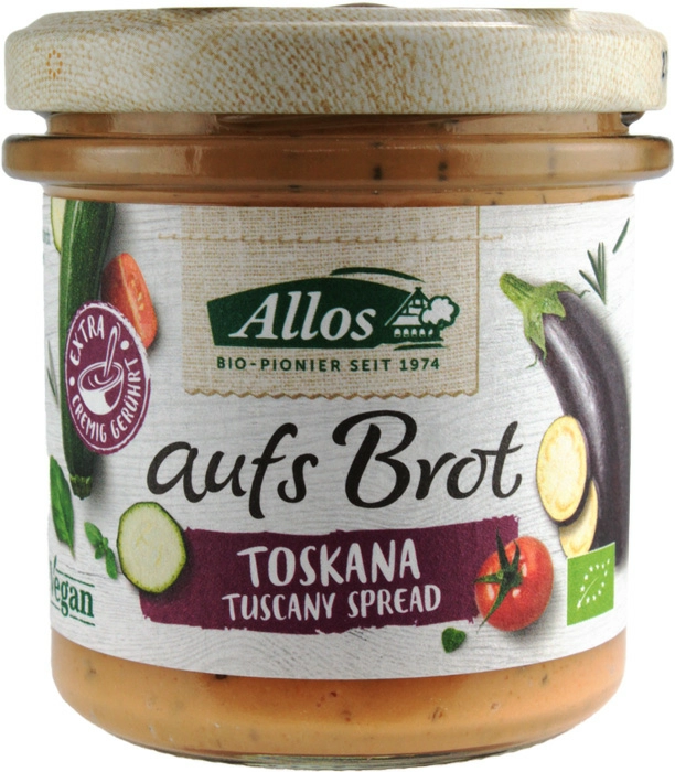 ALLOS Pasta kremowa Toskana bezglutenowa BIO 140 g