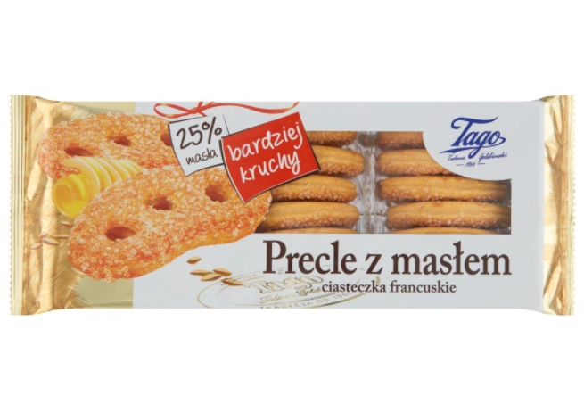 TAGO Francuskie precle z masłem 135 g