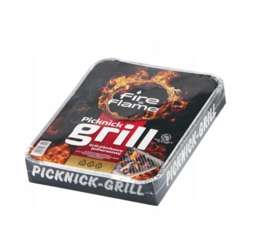 FIRE&FLAME Grill piknikowy jednorazowy