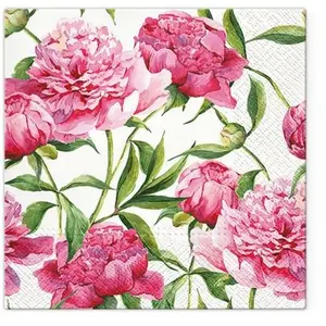 TAT Serwetki Pink Peonies 33x33 cm 20 szt.