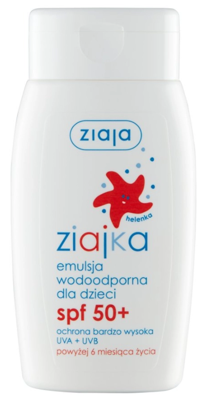 ZIAJA Emulsja wodoodporna dla dzieci SPF 50+ 125 ml