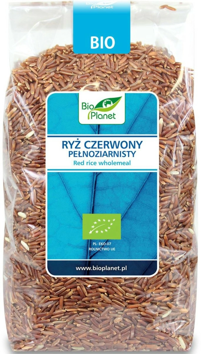 BIO PLANET Ryż czerwony pełnoziarnisty BIO 1000 g