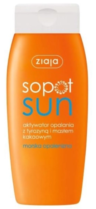 ZIAJA SOPOT SUN Aktywator opalania z tyrozyną i masłem kakaowym 150 ml