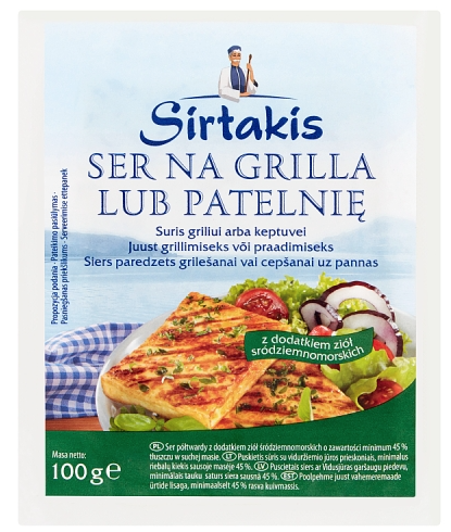 SIRTAKIS Ser na grilla lub patelnię z ziołami 100 g