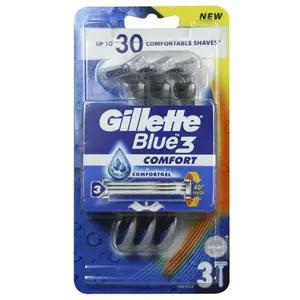 GILLETTE BLUE 3 COMFORT Maszynka jednorazowa do golenia dla mężczyzn 3 szt.