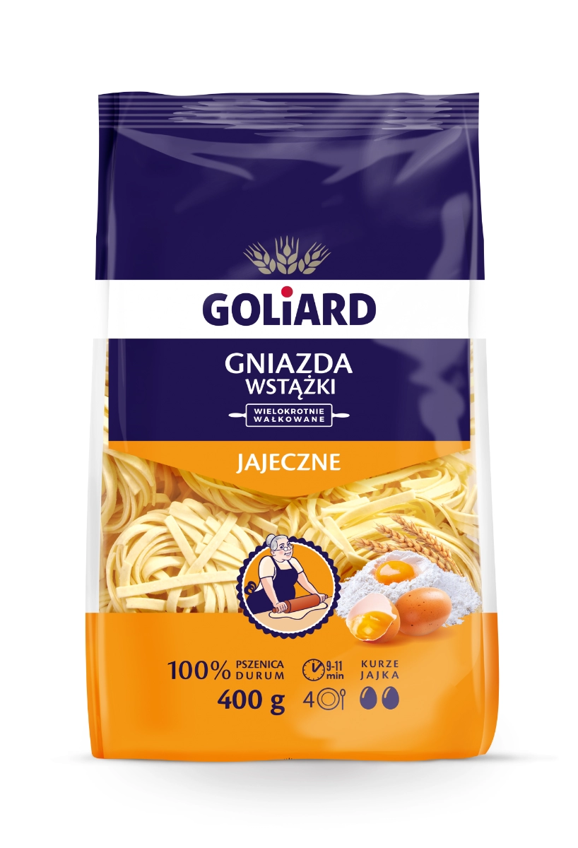 GOLIARD Makaron gniazda wstążki 400 g