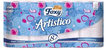 FOXY ARTISTICO Papier toaletowy różowy 8 rolek