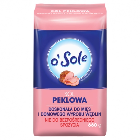 O'SOLE Sól peklowa 660 g