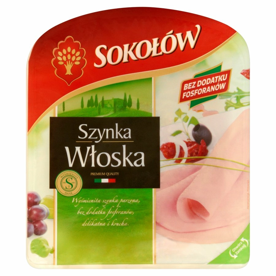 SOKOŁÓW Szynka włoska 140 g