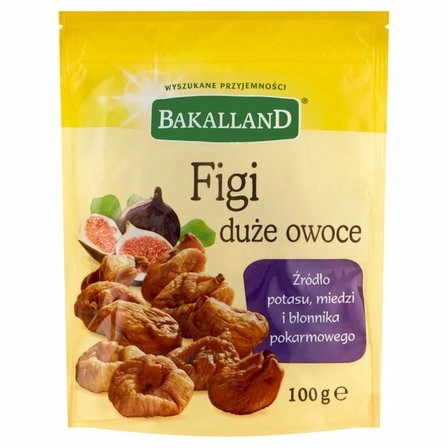 BAKALLAND Figi duże owoce 100 g