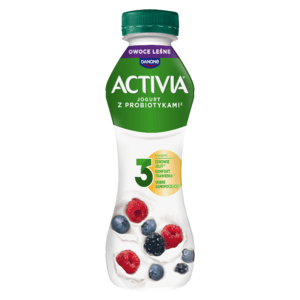 DANONE ACTIVIA Jogurt owoce leśne