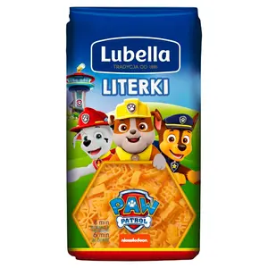 LUBELLA PSI PATROL Makaron literki 400 g