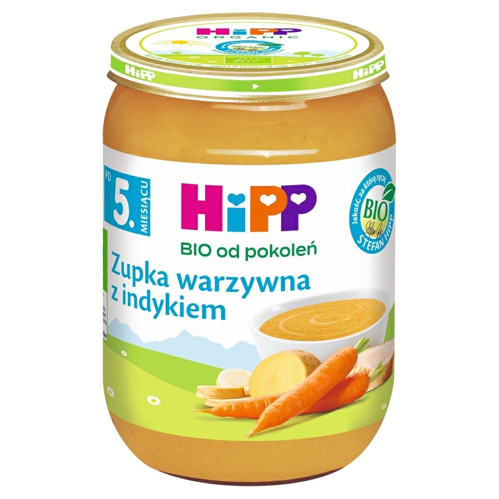 HIPP BIO Zupka warzywna z indykiem po 5. miesiącu BIO