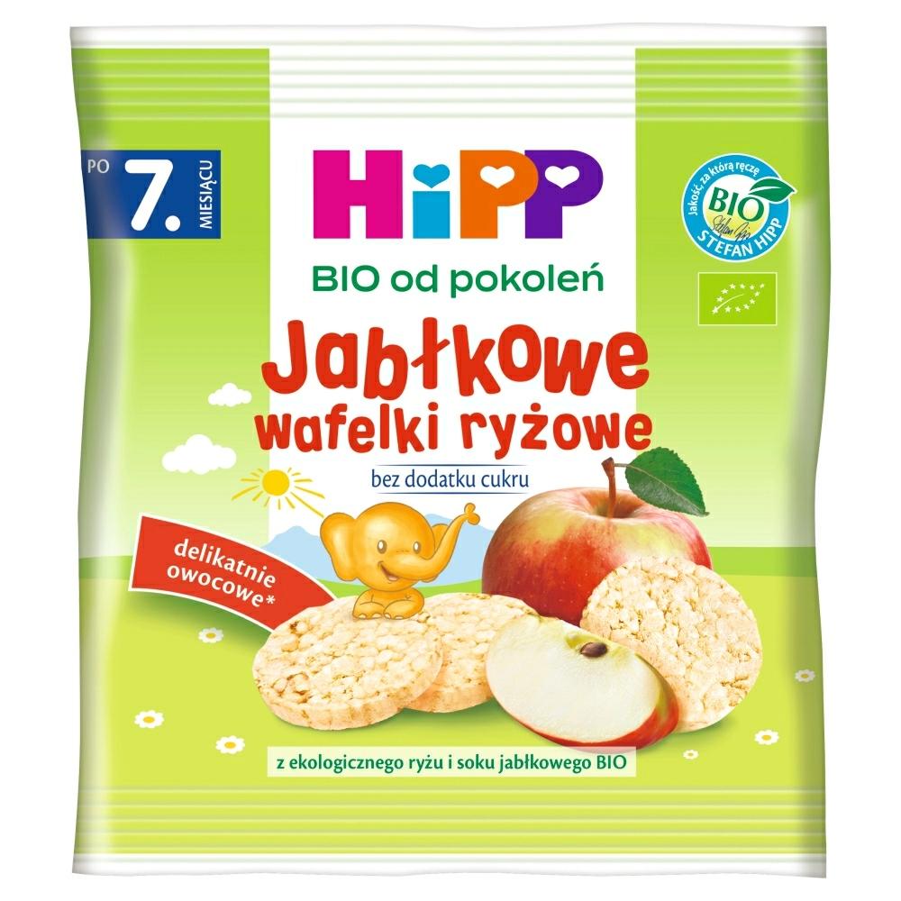 HIPP BIO Wafelki ryżowe jabłkowe po 7. miesiącu BIO