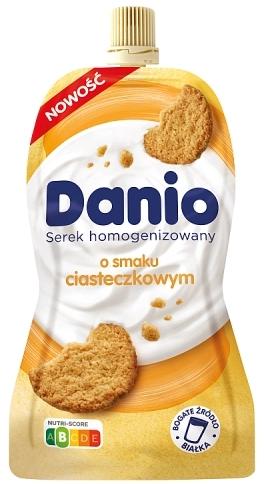 DANONE DANIO Serek homogenizowany ciastko saszetka