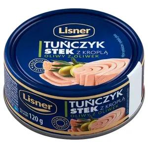 LISNER Tuńczyk stek z kroplą oliwy z oliwek 120 g