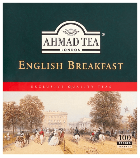 AHMAD TEA Herbata czarna English Breakfast z zawieszką 100 szt.