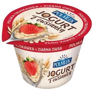 POLMLEK Jogurt z owsianką i truskawkami 180 g