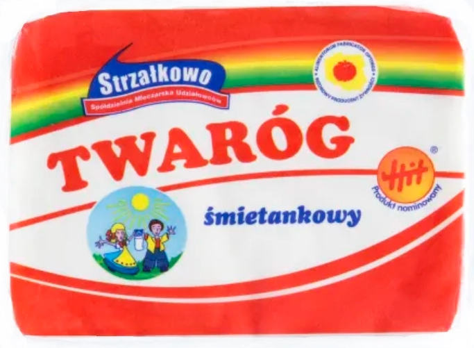 STRZAŁKOWO Twaróg śmietankowy 250 g