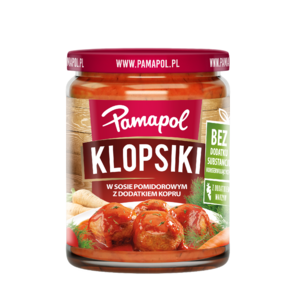 PAMAPOL Klopsiki w sosie pomidorowym z dodatkiem kopru 500 g