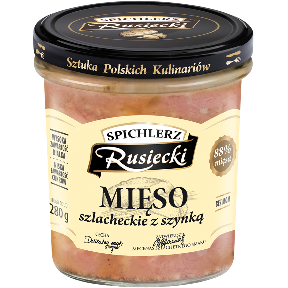 SPICHLERZ RUSIECKI Mięso szlacheckie z szynką 280 g