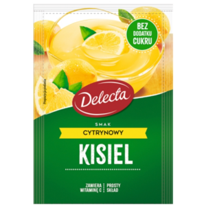 DELECTA Kisiel cytrynowy bez cukru 38 g