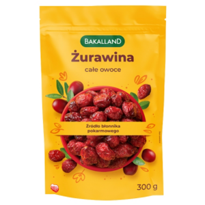 BAKALLAND Żurawina suszona 300 g