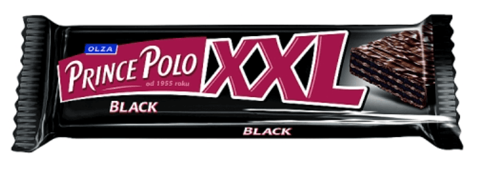 PRINCE POLO XXL Wafelek Black 50 g