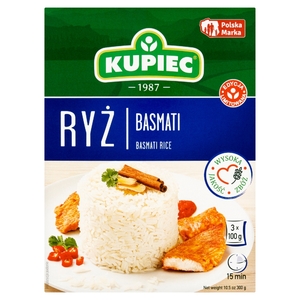 KUPIEC Ryż basmati 3x100g 300 g