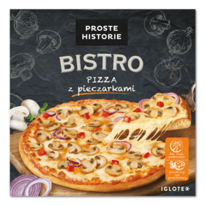 PROSTE HISTORIE BISTRO Pizza z pieczarkami 415g