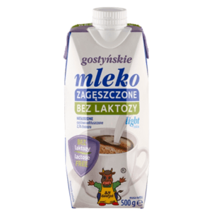 SM GOSTYŃ Mleko gostyńskie zagęszczone bez laktozy niesłodzone lekkie 2,5%