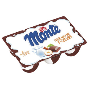 ZOTT MONTE ORIGINAL Deser mleczny z czekoladą i orzechami 6x55g