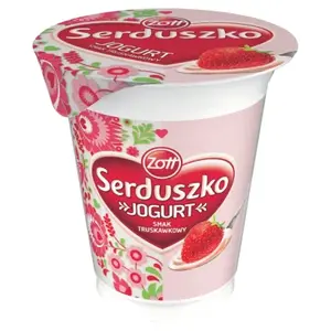 ZOTT SERDUSZKO Jogurt o smaku truskawkowym 125g