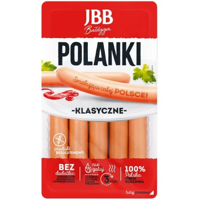 JBB Parówki wieprzowe Polanki 225g