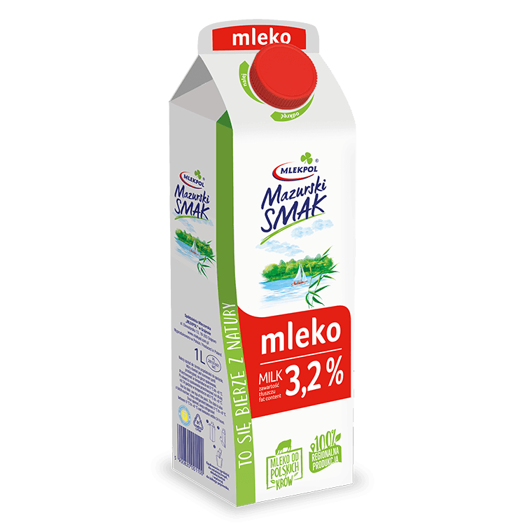 MLEKPOL MAZURSKI SMAK Mleko 3,2%