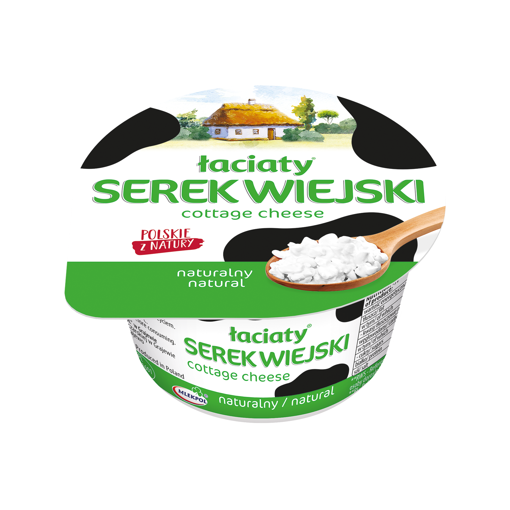 MLEKPOL Serek wiejski łaciaty 200g